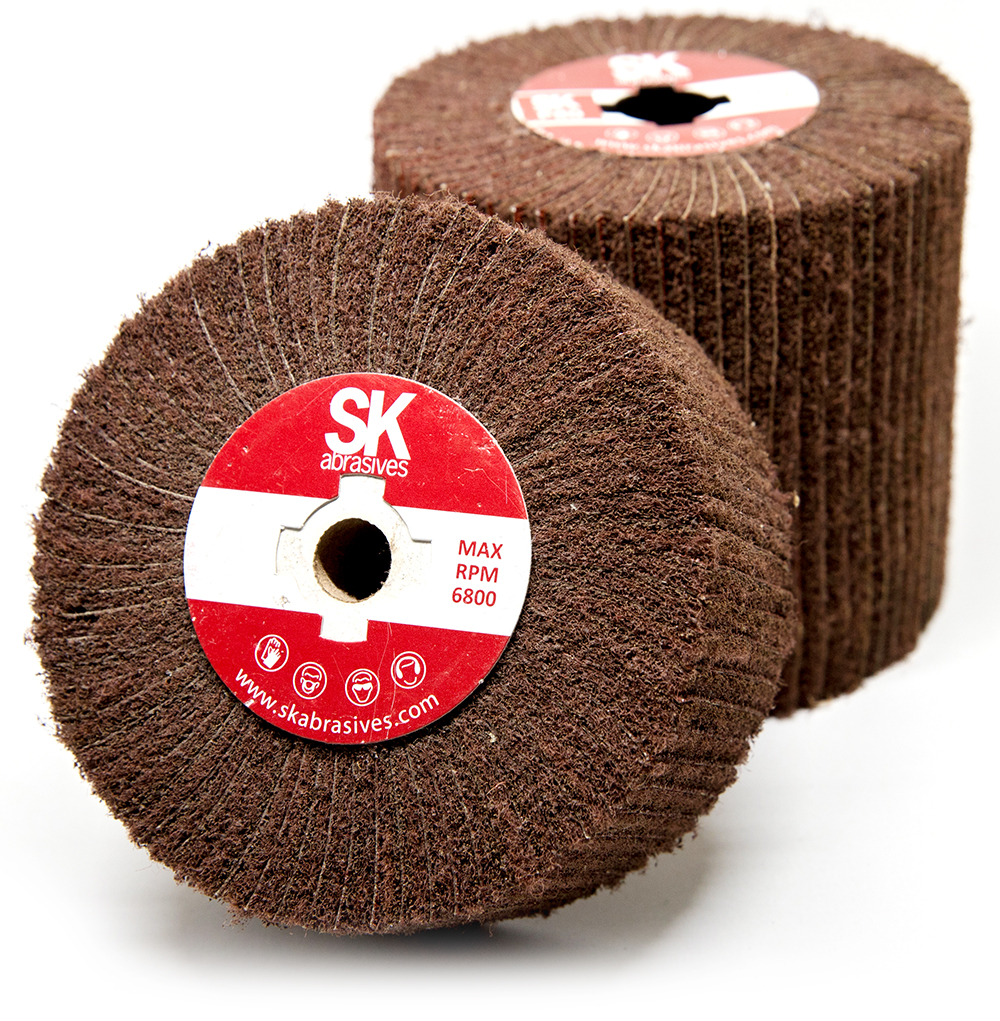 NonWoven Combi Flap Brush Wheel • SK Grit Sdn. Bhd.